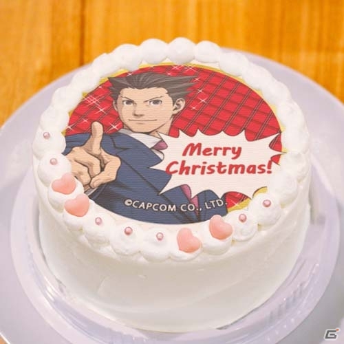 「逆転裁判」「大逆転裁判」「AIROU」のクリスマスケーキ＆マカロンが登場！の画像1