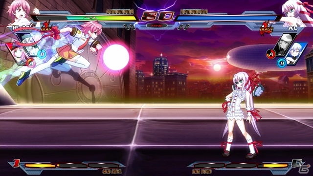 PS4/PS3「ニトロプラス ブラスターズ -ヒロインズ インフィニット デュエル-」プレイアブルキャラクター・愛乃はぁと＆焔の最新プレイ動画が公開！の画像1