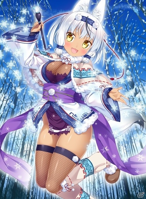ニコニコアプリ「桃色大戦ぱいろん・生」九十九あやめの冬の限定カードが登場の画像1