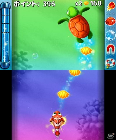 3DS「オーシャンライナー」が12月16日に配信―無限の海底を進む縦スクロールアクションの画像2