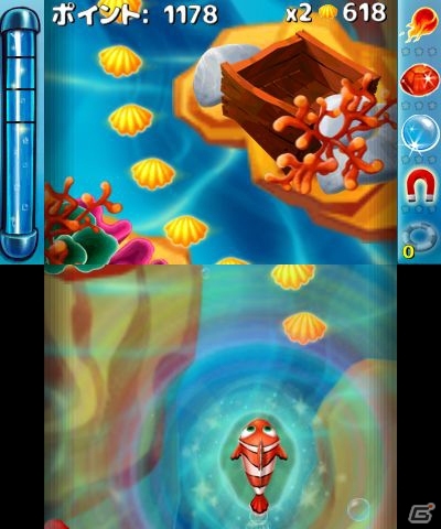 3DS「オーシャンライナー」が12月16日に配信―無限の海底を進む縦スクロールアクションの画像4
