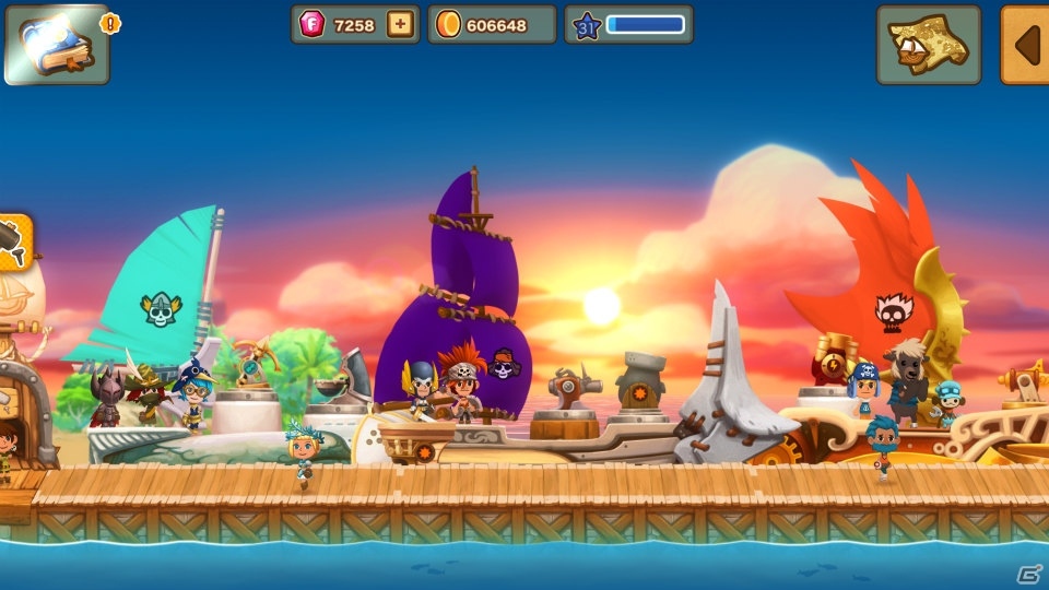 少年海賊・サムとともに大海を冒険！船で戦うRPG「パイレーツストーリー ～少年海賊サムの大冒険～」がiOS向けに配信開始の画像13