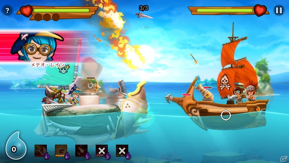 少年海賊・サムとともに大海を冒険！船で戦うRPG「パイレーツストーリー ～少年海賊サムの大冒険～」がiOS向けに配信開始の画像4