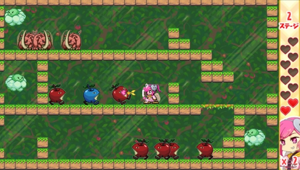 PS Vita「どぎめぎインリョクちゃん ラブ＆ピース」が配信開始―新規100ステージ＆2段ジャンプなど新機能も追加！の画像1