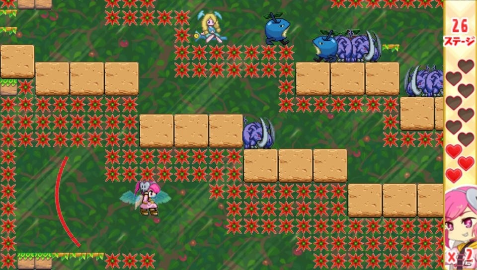 PS Vita「どぎめぎインリョクちゃん ラブ＆ピース」が配信開始―新規100ステージ＆2段ジャンプなど新機能も追加！の画像4
