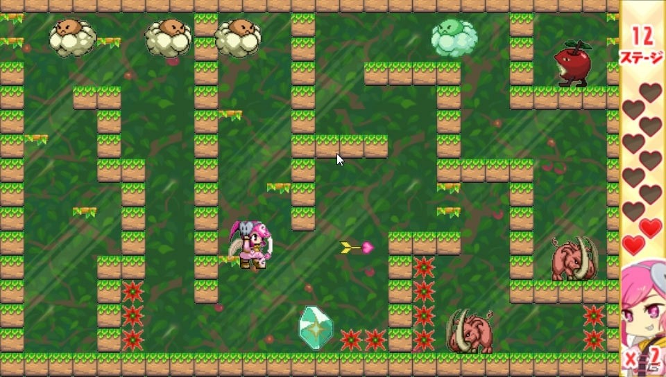 PS Vita「どぎめぎインリョクちゃん ラブ＆ピース」が配信開始―新規100ステージ＆2段ジャンプなど新機能も追加！の画像6