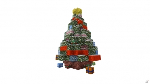 マインクラフト風のクリスマスツリーが赤坂サカスにて12月11日より設置スタートの画像2