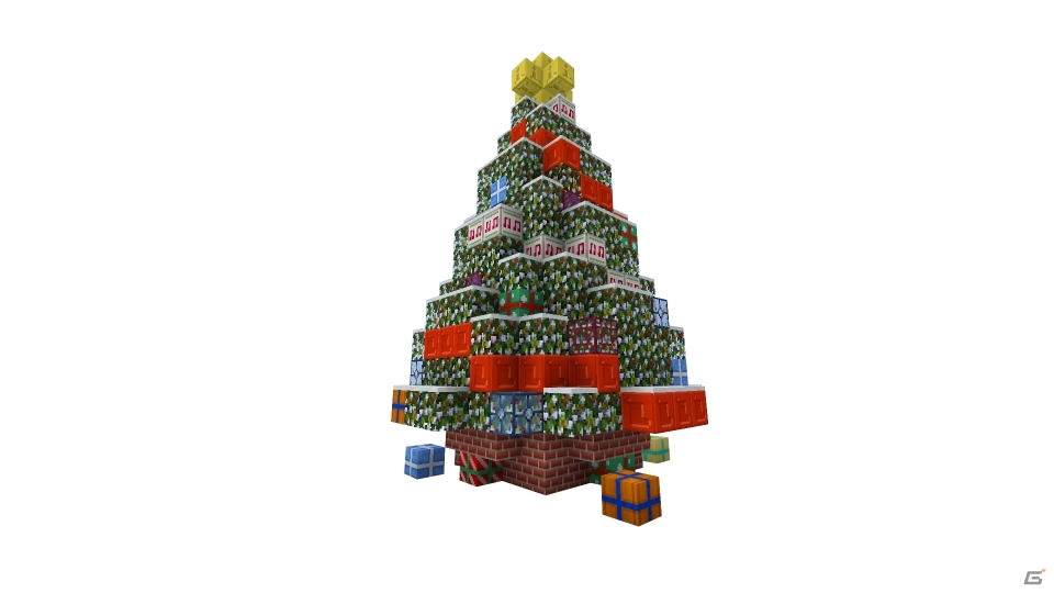 マインクラフト風のクリスマスツリーが赤坂サカスにて12月11日より設置スタートの画像2