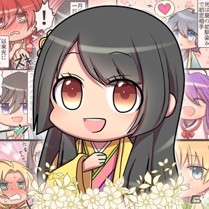 iOS/Android「源氏物語～男女逆転恋唄～」のスピンオフ4コマがpixivコミック「クロフネ百」に登場！の画像1