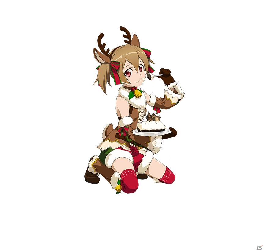 iOS/Android「ソードアート・オンライン コード・レジスタ」クリスマス衣装のアスナ、シリカ、サチが聖夜を彩る！の画像2
