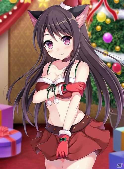 ニコニコアプリ「桃色大戦ぱいろん・生」白咲ブラン＆黒崎メランのクリスマス限定版が登場の画像3
