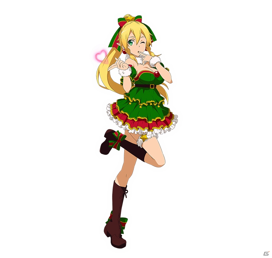 iOS/Android「ソードアート・オンライン コード・レジスタ」特別ボイスも楽しめるクリスマス衣装のリーファ＆リズベットが登場！の画像2
