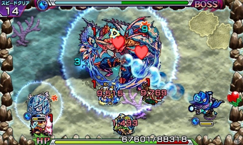 3DS「モンスターストライク」オリジナルモンスター“ベルゼキュー”は味方を倒して自分を回復！？やり込みの勲章「実績」も公開の画像1