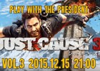 「ジャストコーズ3」公式生放送第3弾が配信―玉置成実さんをゲストにメディチ島のアレコレを紹介！