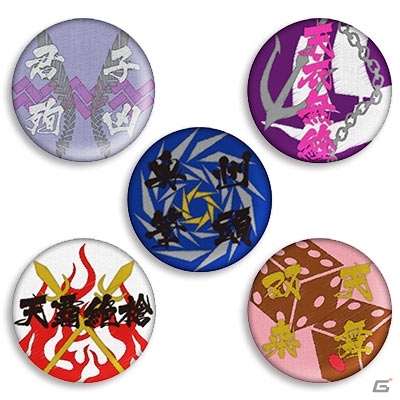 「戦国BASARA」10周年記念ヘッドホン（伊達・石田モデル）が発表！刺繍缶バッジ＆ドットアクリルキーホルダーもチェックの画像4
