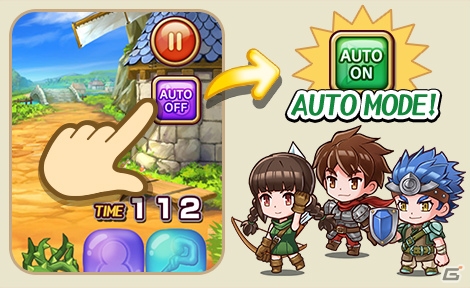 iOS/Android「パズクエ」手軽に遊べるオートモードが搭載！チュートリアルで★5進化キャラがプレゼント中の画像1