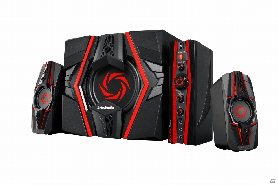 ゲームに最適化した音声が楽しめる2.1chゲーミングスピーカー