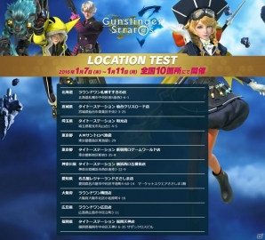 AC「ガンスリンガー ストラトス3」1月7日より行われる大規模ロケテストの開催店舗が公開！の画像1