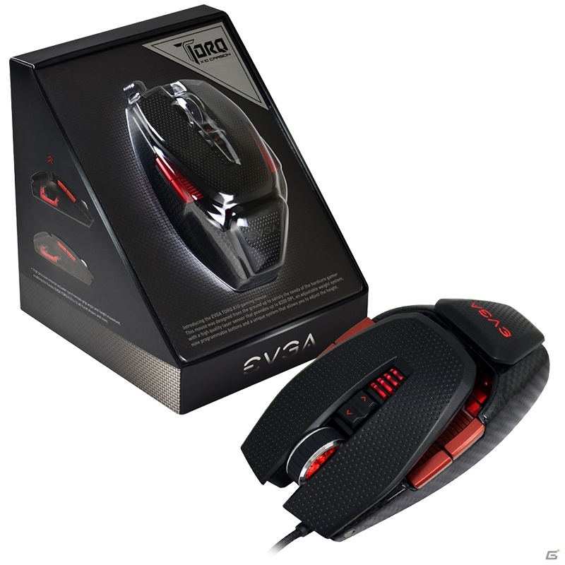 EVGA、新型SLIブリッジ＆カーボンファイバーボディのゲーミングマウス「TORQ X10 Carbon」など計8製品を12月25日より発売の画像5