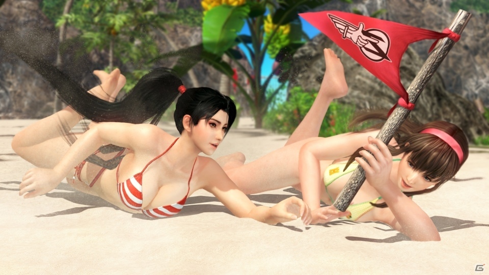 「DEAD OR ALIVE Xtreme 3」ヒトミ、紅葉、エレナを紹介！ビーチフラッグ＆ロッククライミングとやわらかエンジンの親和性に迫るの画像5
