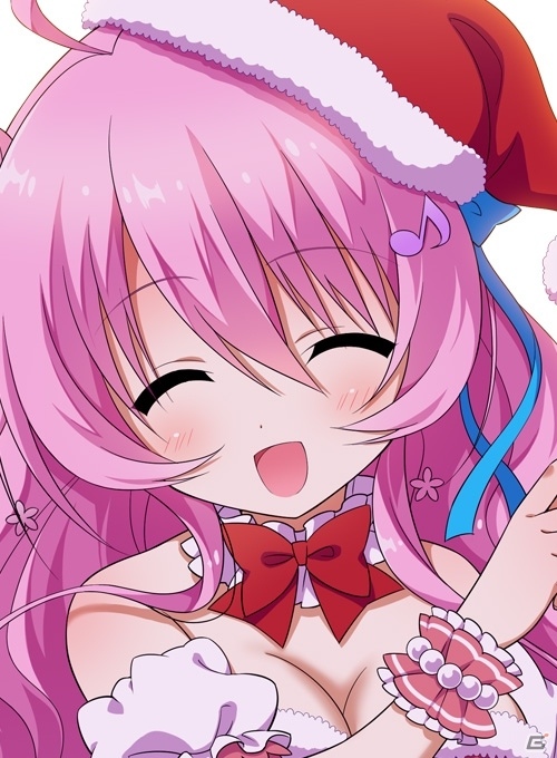 ニコニコアプリ「桃色大戦ぱいろん・生」音咲カノンのクリスマス限定版が登場の画像2