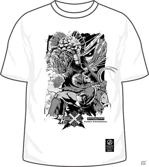「モンスターハンタークロス」新規描きおろしイラストを使用した「キン肉マン」とのコラボレーションTシャツが発売決定！の画像2
