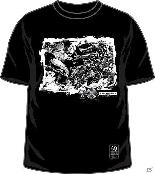 「モンスターハンタークロス」新規描きおろしイラストを使用した「キン肉マン」とのコラボレーションTシャツが発売決定！の画像4
