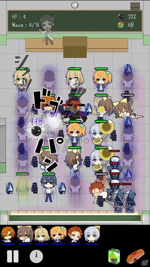 iOS/Android「青春ゾンビーズ～ねらわれた学園～」の事前登録受付が開始―ゾンビからクラスメートを守るタワーディフェンスゲームの画像3