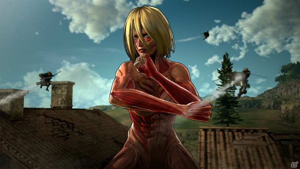 PS4/PS3/PS Vita「進撃の巨人」豪快なアクションでエレン巨人と女型の巨人との死闘を再現！初回封入特典のビジュアルも公開の画像17
