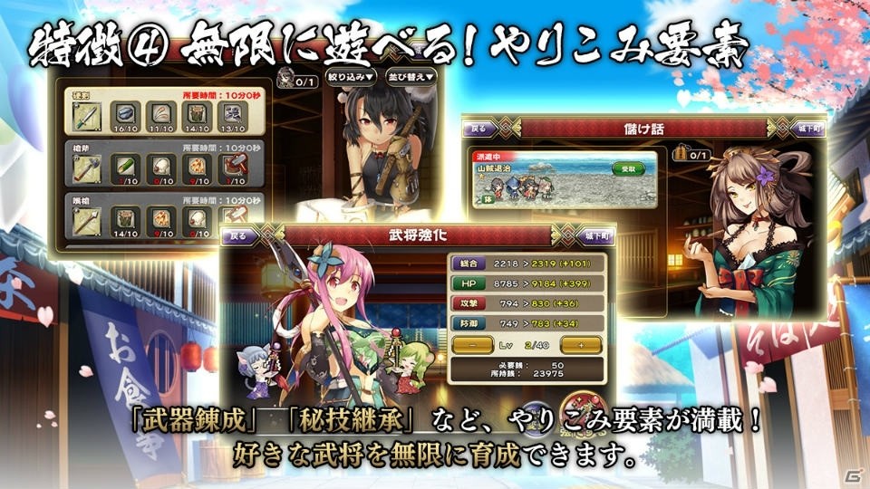 「戦国アスカZERO」iOS版がリリース！新規プレイヤーを対象とした記念キャンペーンが開催中の画像7