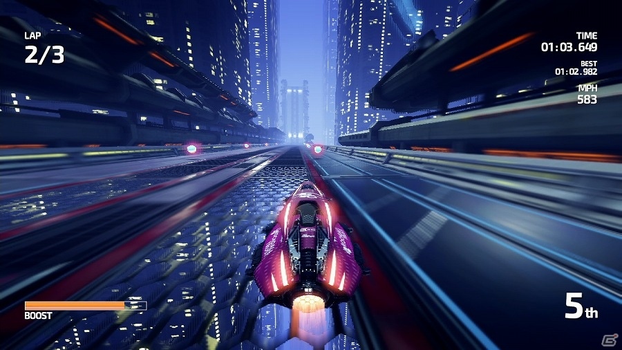 Wii U「FAST Racing NEO」が本日配信―多様なマシンを駆使してコースを駆け抜ける超高速SFレーシングゲームの画像3