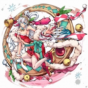 iOS/Android「ひめがみ絵巻」パルヴァや白嫦娥がサンタ衣装に！クリスマス限定「聖夜姫神」が登場の画像2