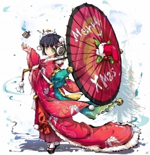 iOS/Android「ひめがみ絵巻」パルヴァや白嫦娥がサンタ衣装に！クリスマス限定「聖夜姫神」が登場の画像3