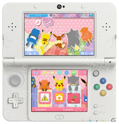 ポケキュンから和柄まで！キュートな3つの「ポケモン」3DSテーマが配信開始の画像2