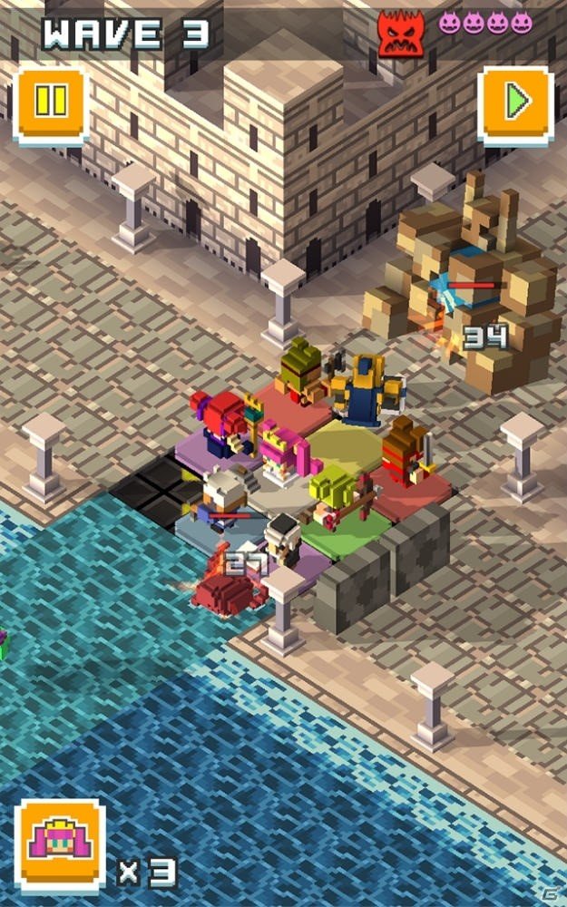 iOS/Android「プリンセスファランクス -プリファラ-」が配信―スライドパズルとディフェンスバトルを融合させた異色の戦術型パズルRPGの画像4