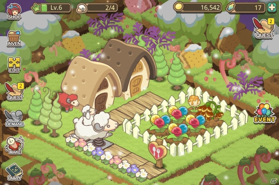 iOS/Android向け牧場シミュレーション「Sheepfarm In Sugarland」で「WINTER EVENT」が開催中の画像1
