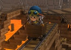 PS4/PS3/PS Vita「ドラゴンクエストビルダーズ」溶岩に覆われた新大陸「マイラ」を紹介！危険な旅を助ける乗り物「トロッコ」も登場