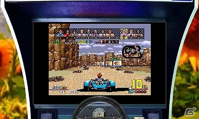3DS「セガ3D 復刻アーカイブス2」通常とは一味違った南国の気分が味わえる隠し背景「TYPE3：南国の夕陽」が公開！の画像5