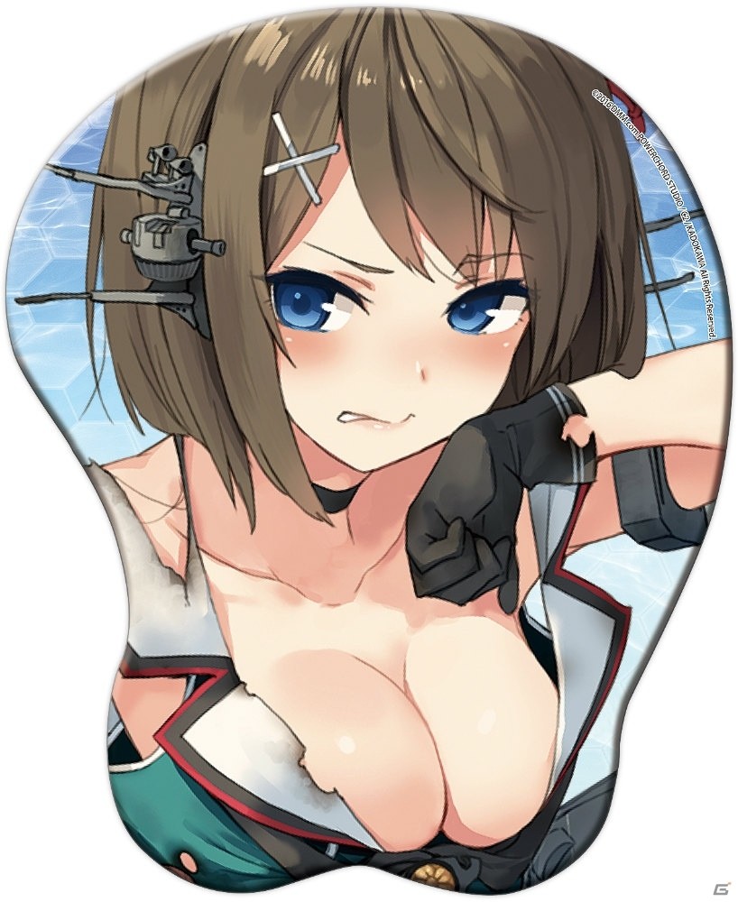 バスト部分に“凸”モールドを実装した「立体マウスパッド凸『艦隊これくしょん -艦これ-』」第3弾が2016年3月下旬に発売の画像3