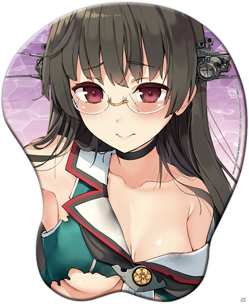 バスト部分に“凸”モールドを実装した「立体マウスパッド凸『艦隊これくしょん -艦これ-』」第3弾が2016年3月下旬に発売の画像4