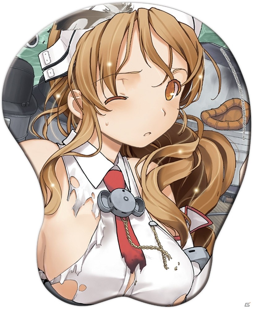 バスト部分に“凸”モールドを実装した「立体マウスパッド凸『艦隊これくしょん -艦これ-』」第3弾が2016年3月下旬に発売の画像6