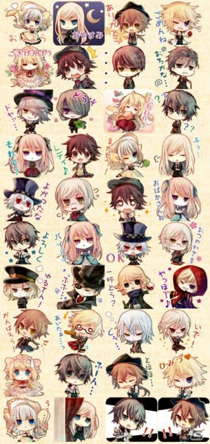 PS Vita「英国探偵ミステリア The Crown」の可愛いミニキャラがLINEスタンプに登場！期間限定のクリスマスメッセージもチェックの画像1