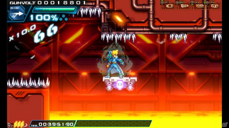 Steam版「蒼き雷霆 ガンヴォルト」スピードランモードに「ソングオブディーヴァ」が追加―ファンディスク第3弾は1月28日に発売の画像3