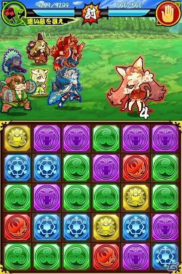 Mobage「戦国パズル!!あにまる大合戦」サイバーコネクトツーのマスコットキャラクター「シーニャ」が12月29日より再び登場！の画像4