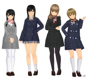 「スクールガールストライカーズ」復刻コスチューム「スクールコート」がログインボーナスで登場―夕依・あおい・栞・チカの4名分は初登場の画像1