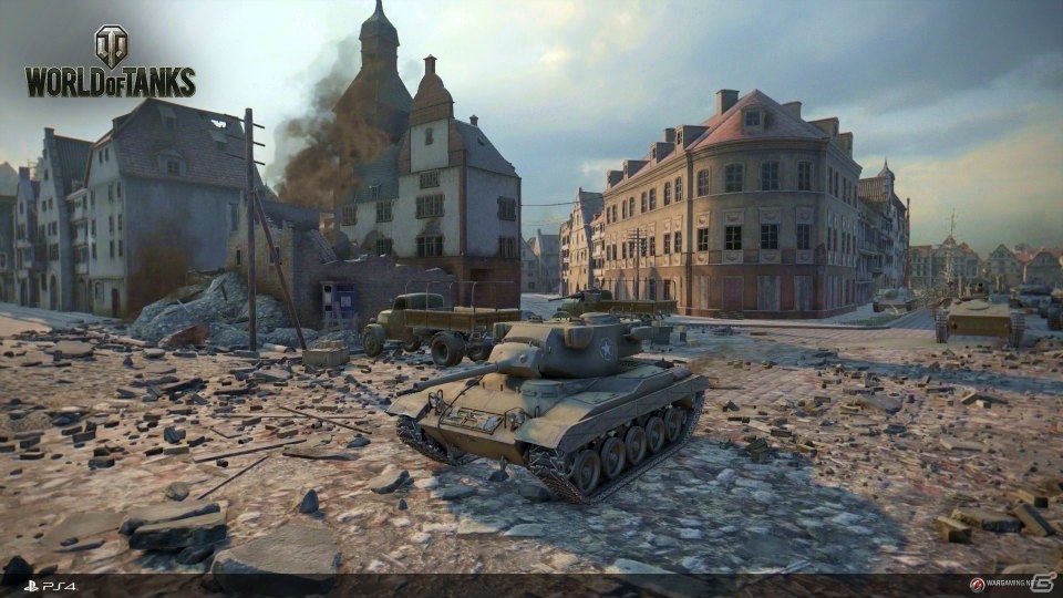 PS4版「World of Tanks」第二次オープンβテストが1月8日より実施決定！参加者には初代PSカラーのプレミアム車輌がプレゼントの画像2