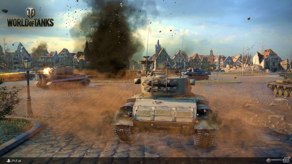 PS4版「World of Tanks」第二次オープンβテストが1月8日より実施決定！参加者には初代PSカラーのプレミアム車輌がプレゼントの画像3