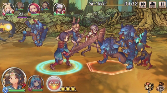 iOS/Android「グリムノーツ」伝承で語られてきたヒーローを操るバトルシステムを紹介！「ガンガンONLINE」コラボイラストも公開の画像2