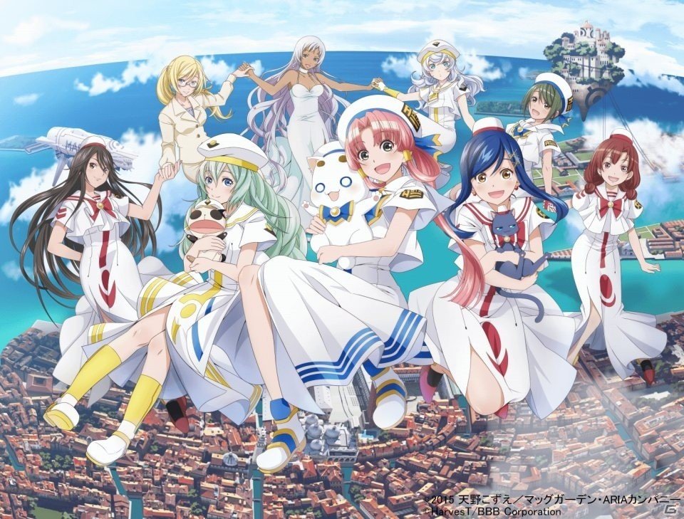 iOS/Android「ARIA～AQUA RITMO～」リリース直前登録キャンペーンが実施中！全サイト登録で10連ガチャ分のアイテムが手に入るの画像1