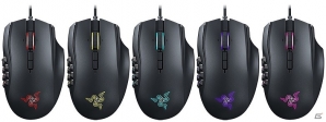 12個のサムグリッドボタンと高精度センサーを搭載したMMO向けゲーミングマウス「Razer Naga Chroma」が1月22日より発売の画像1